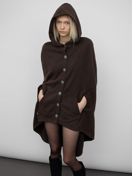 Michiko Koshino Hooded Poncho 
