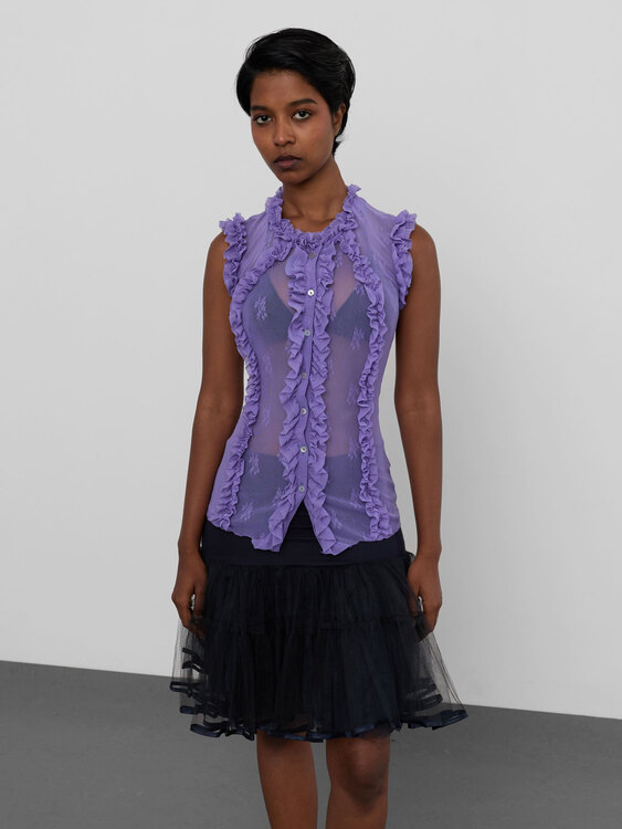 Nolita Mesh Lace Cardigan 