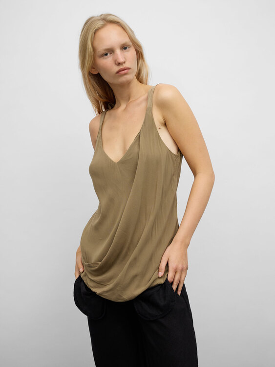 Diesel Khaki Halter Top 
