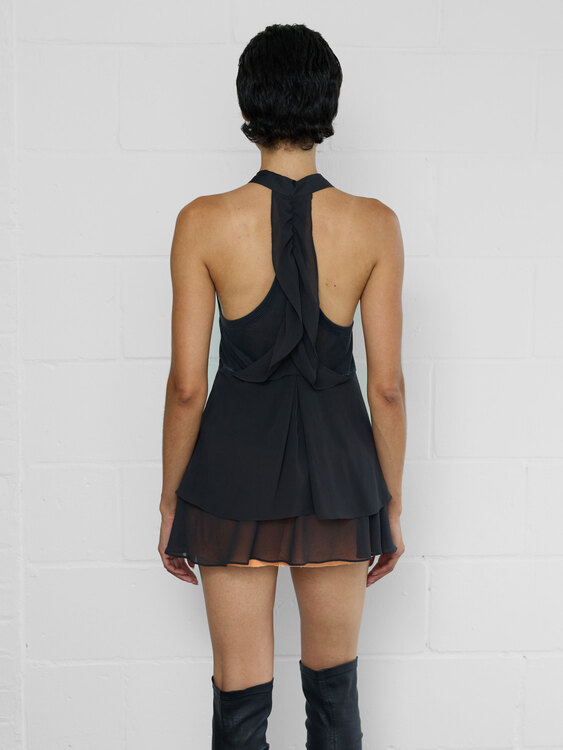 Cop Copine Layered Halter Top 