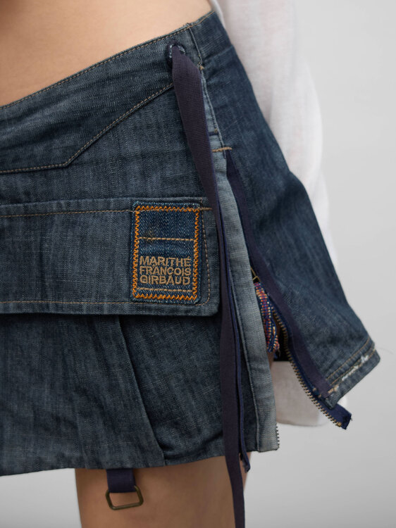 Girbaud Denim Mini Skirt 