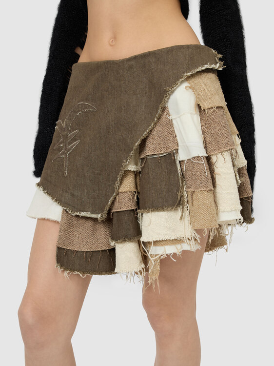 Michiko Koshino Patchwork Skirt 