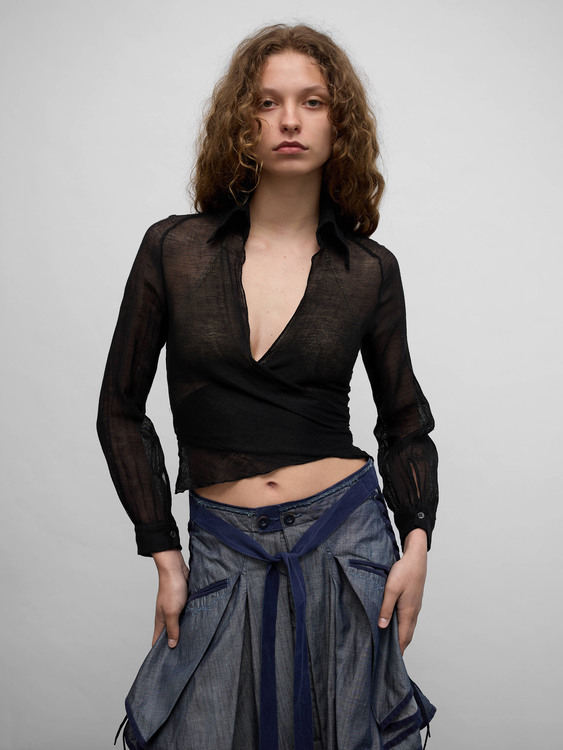 Extē Woven Cardigan 