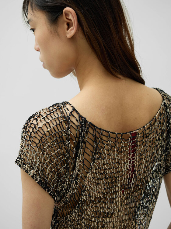 Gazebo Openwork Knit Top 