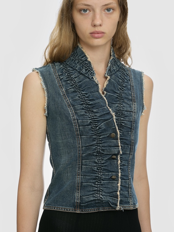 Plein Sud Denim Top 