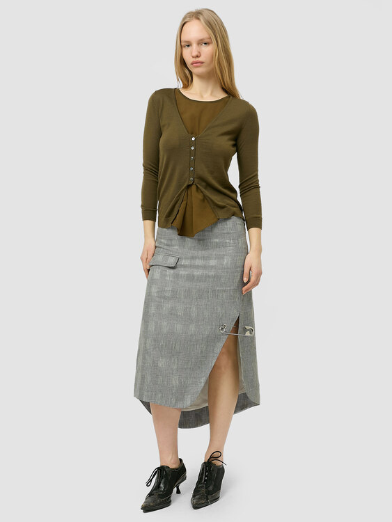 Stefanel Double Layer Cardigan 