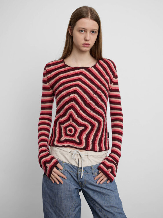 Michiko Koshino Crochet Jumper 