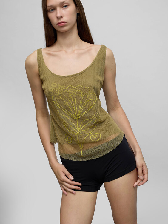 Michiko Koshino Mesh Top 