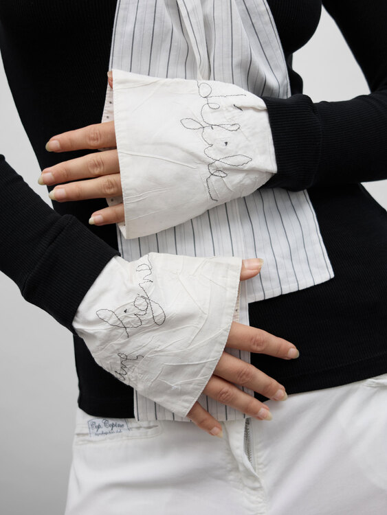 Cop Copine Tie Neck Top 