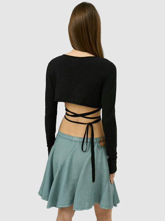 Sarah Pacini Cropped Cardigan 