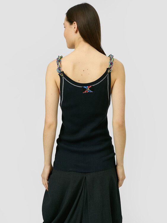 E-Play Metallic Chain Top 