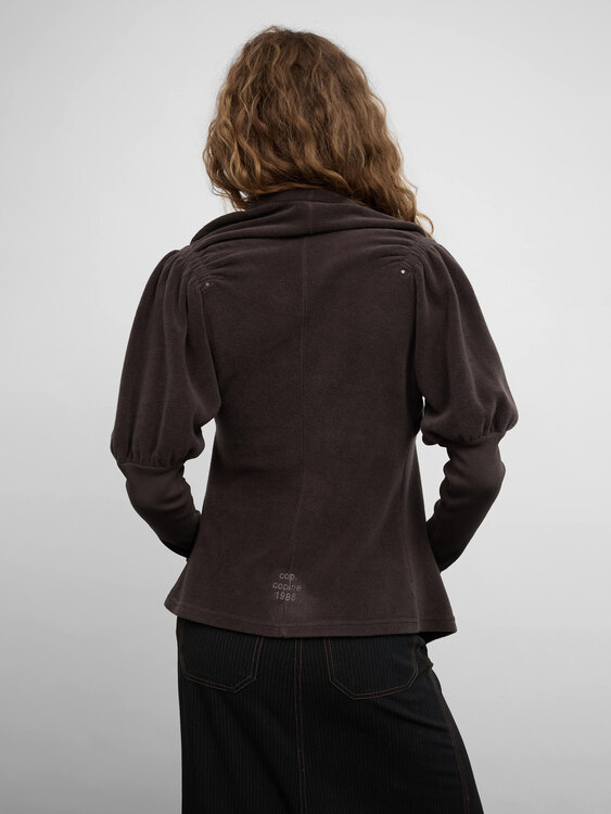 Cop Copine Fleece Cardigan 