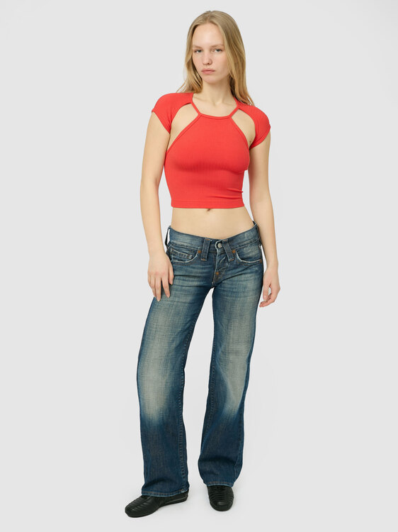 Michiko Koshino Distressed Jeans 