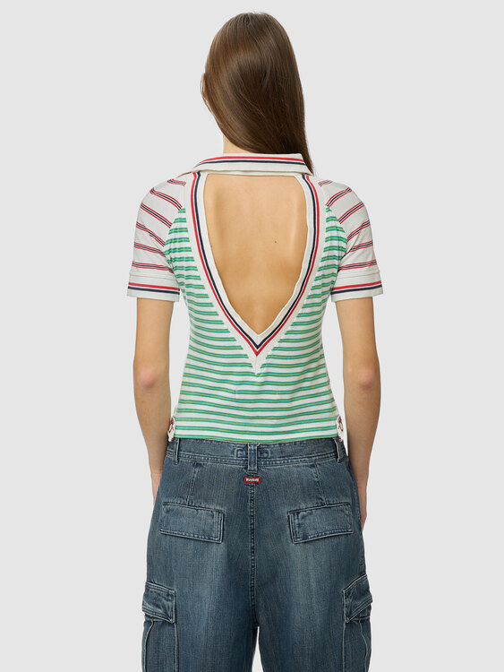 Miss Sixty Backless Polo Shirt 