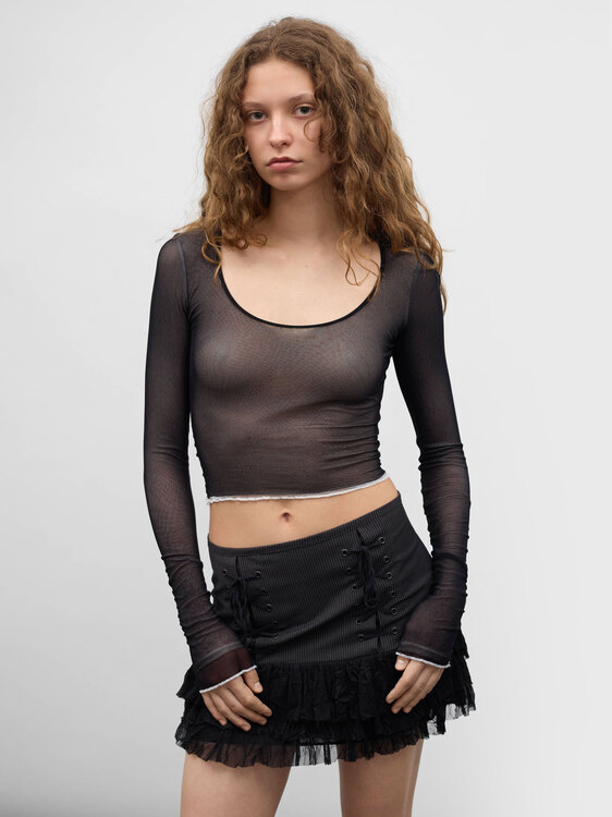 Plein Sud Mesh Top 