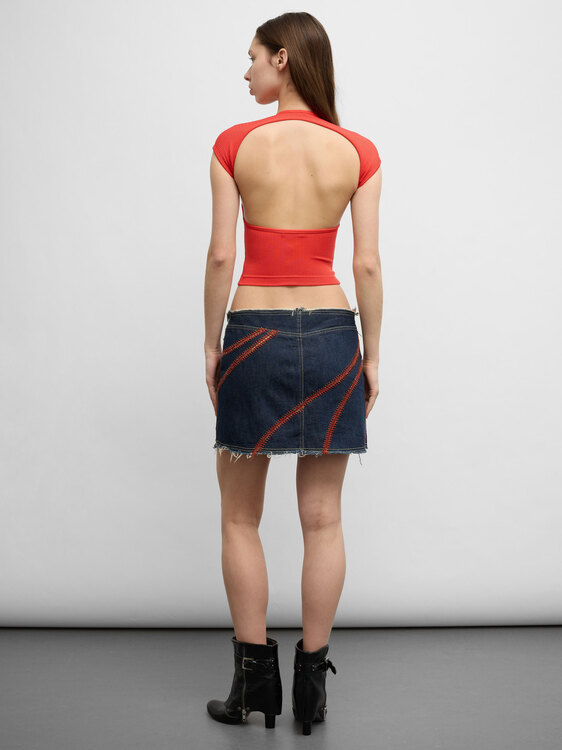 Nolita Baseball Mini Skirt 