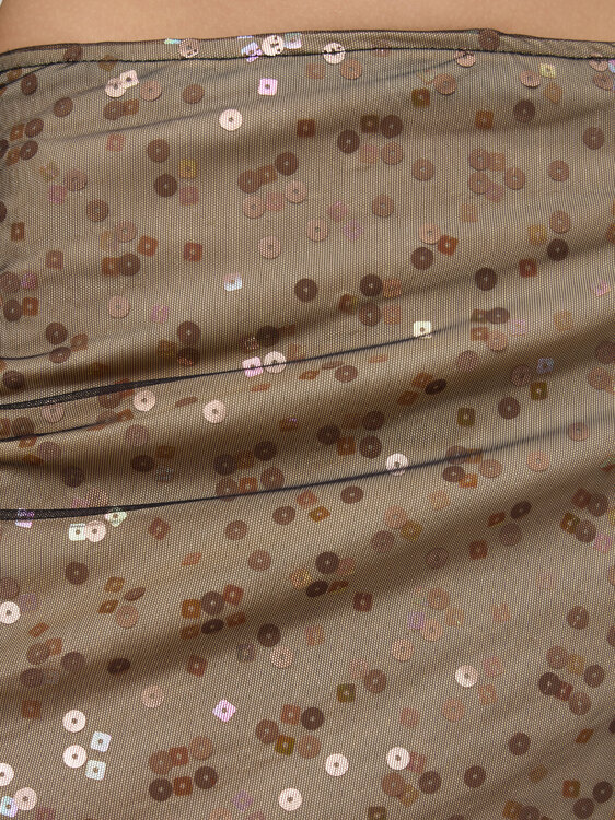 AA Milano Sequinned Mini Skirt 