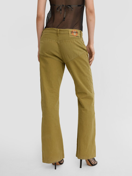 Michiko Koshino Khaki Trousers 