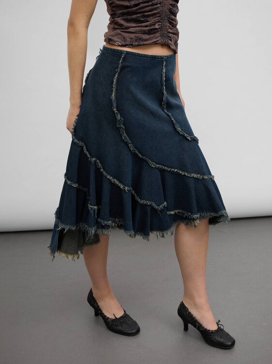 Plein Sud Denim Skirt 