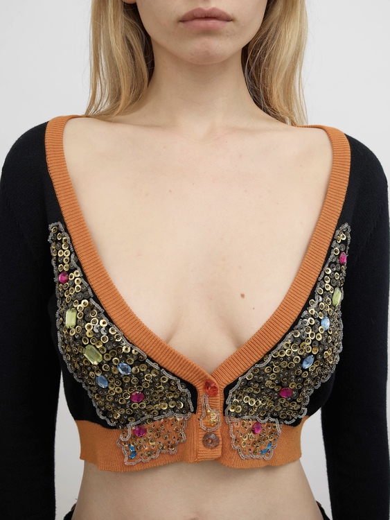 Anna Sui Knitted Cardigan 