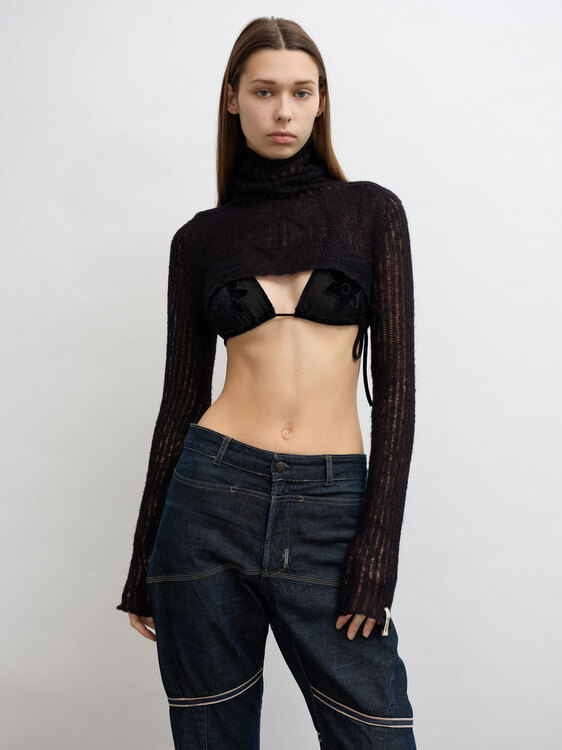 Killah Open Knit Shrug 