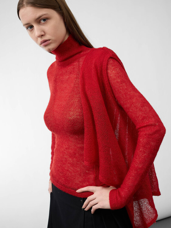 Plein Sud Red Mantle Jumper 
