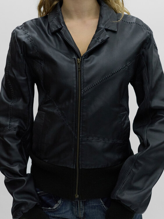 Michiko Koshino Leather Jacket 