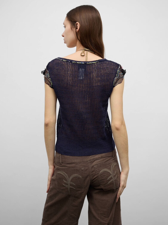 Anna Sui Knitted Blouse 