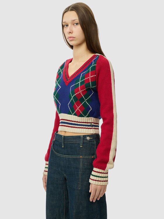 Miss Sixty Argyle Jumper 