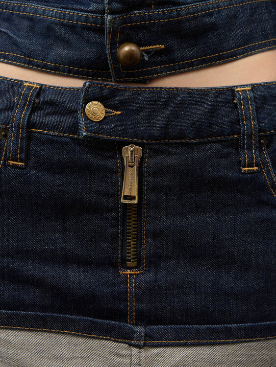 Dsquared² Denim Mini Skirt 