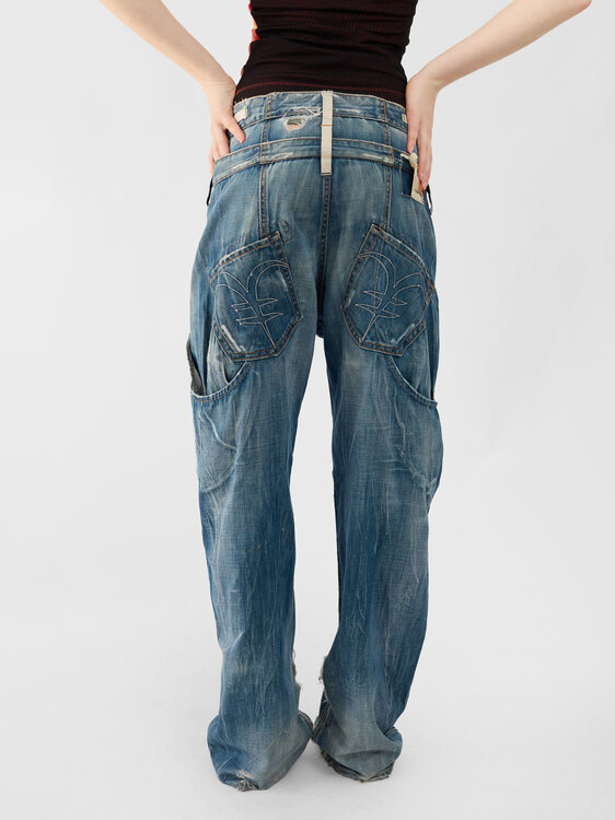Michiko Koshino Double Waist Jeans 