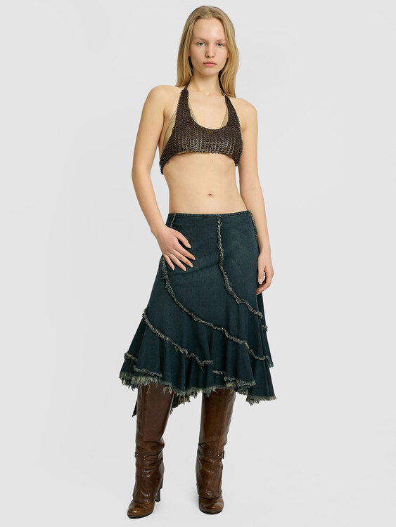 Plein Sud Denim Skirt 