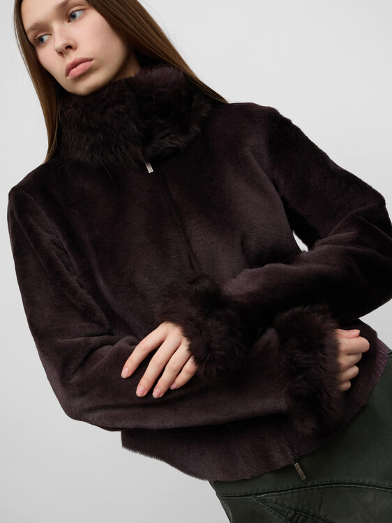 Sportmax Pony Leather Jacket 