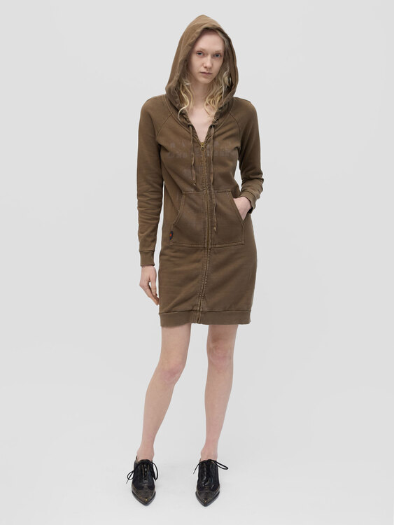 Michiko Koshino Hoodie Dress 