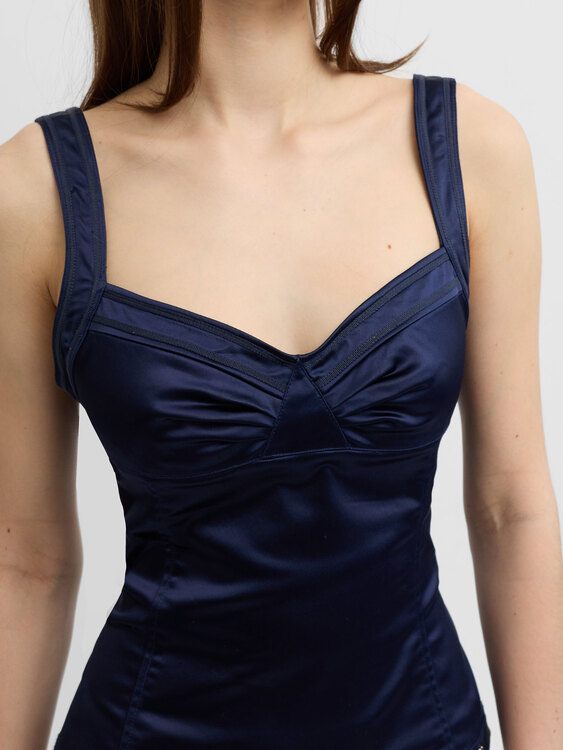Galliano Satin Bustier 