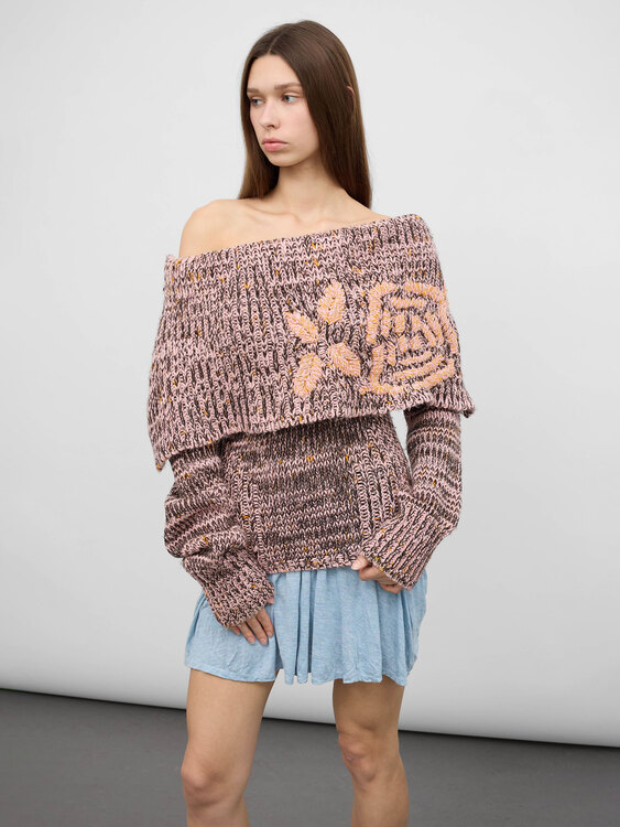 Gsus Off-Shoulder Jumper 