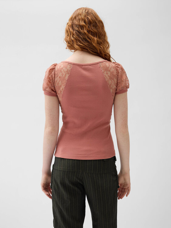 Galliano Rib Cotton Top 