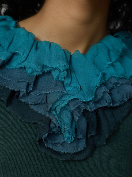 Ruffle Collar Top 