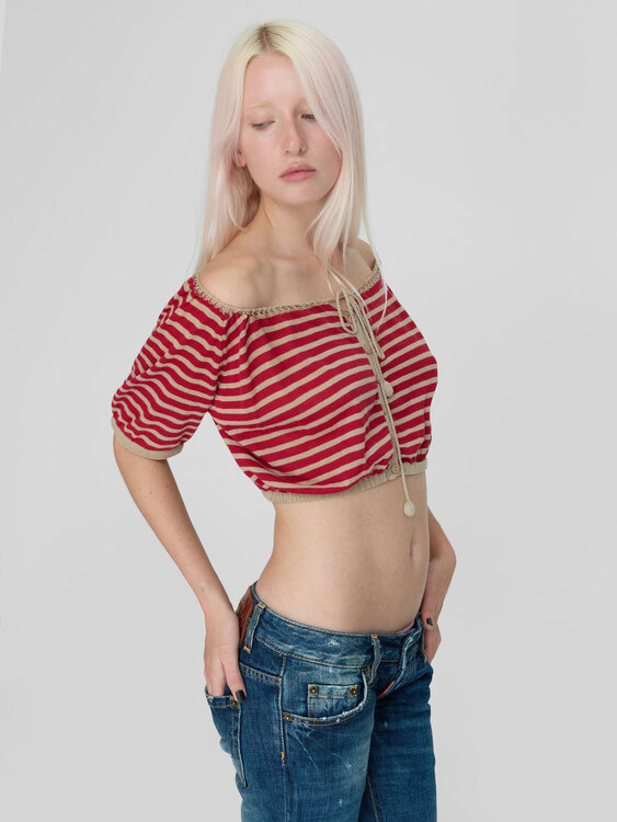 Adolfo Dominguez Fine-Knit Cropped Cardigan 