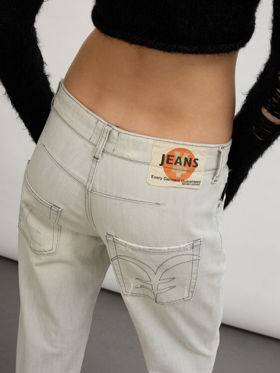 Michiko Koshino Distressed Jeans 
