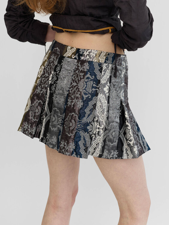 Miss Sixty Brocade Mini Skirt 
