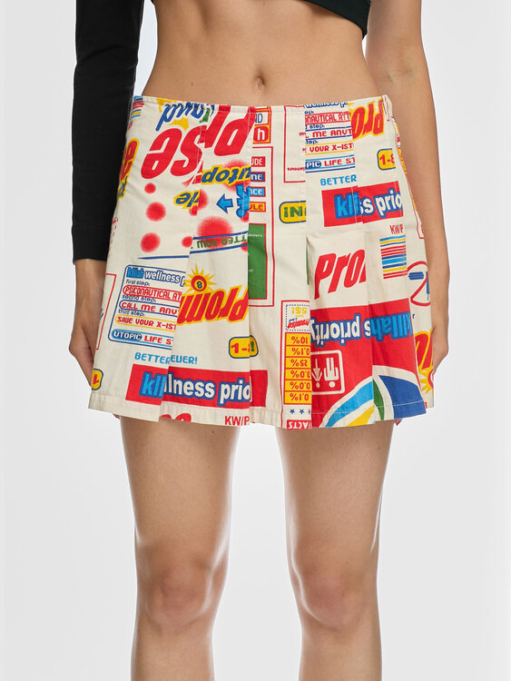 Killah Pleated Mini Skirt 