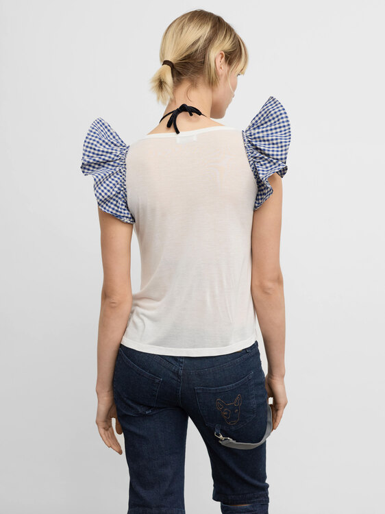 Valentino Cap Sleeve Top 
