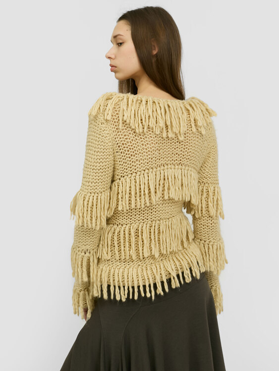 Anna Sui Fringed Cardigan 