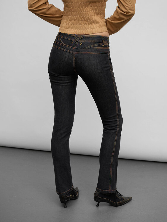 Antonio Berardi Double Waist Jeans 