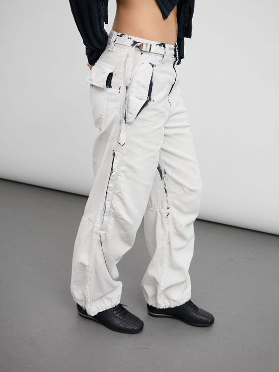 Nolita Coated Cargo Trousers 