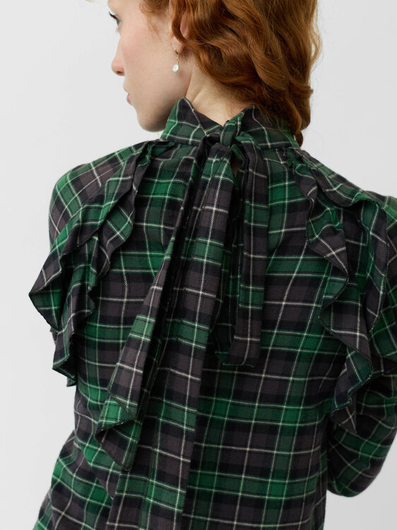 Dsquared2 Plaid Blouse 