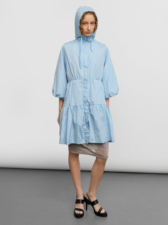Katharine Hamnett Powder Blue Raincoat 