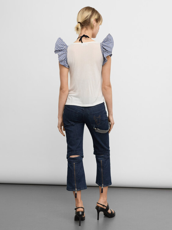 Valentino Cap Sleeve Top 