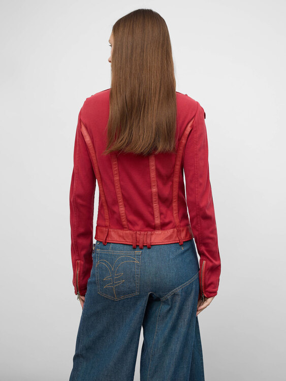 Deconstructed Leather Jacket 